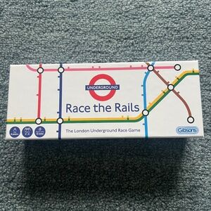 Race The Rails - The London Underground Race Game - Complete Set - Mint